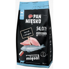 PAN MIĘSKO KOT KURCZAK Z PSTRĄGIEM S 1,6KG